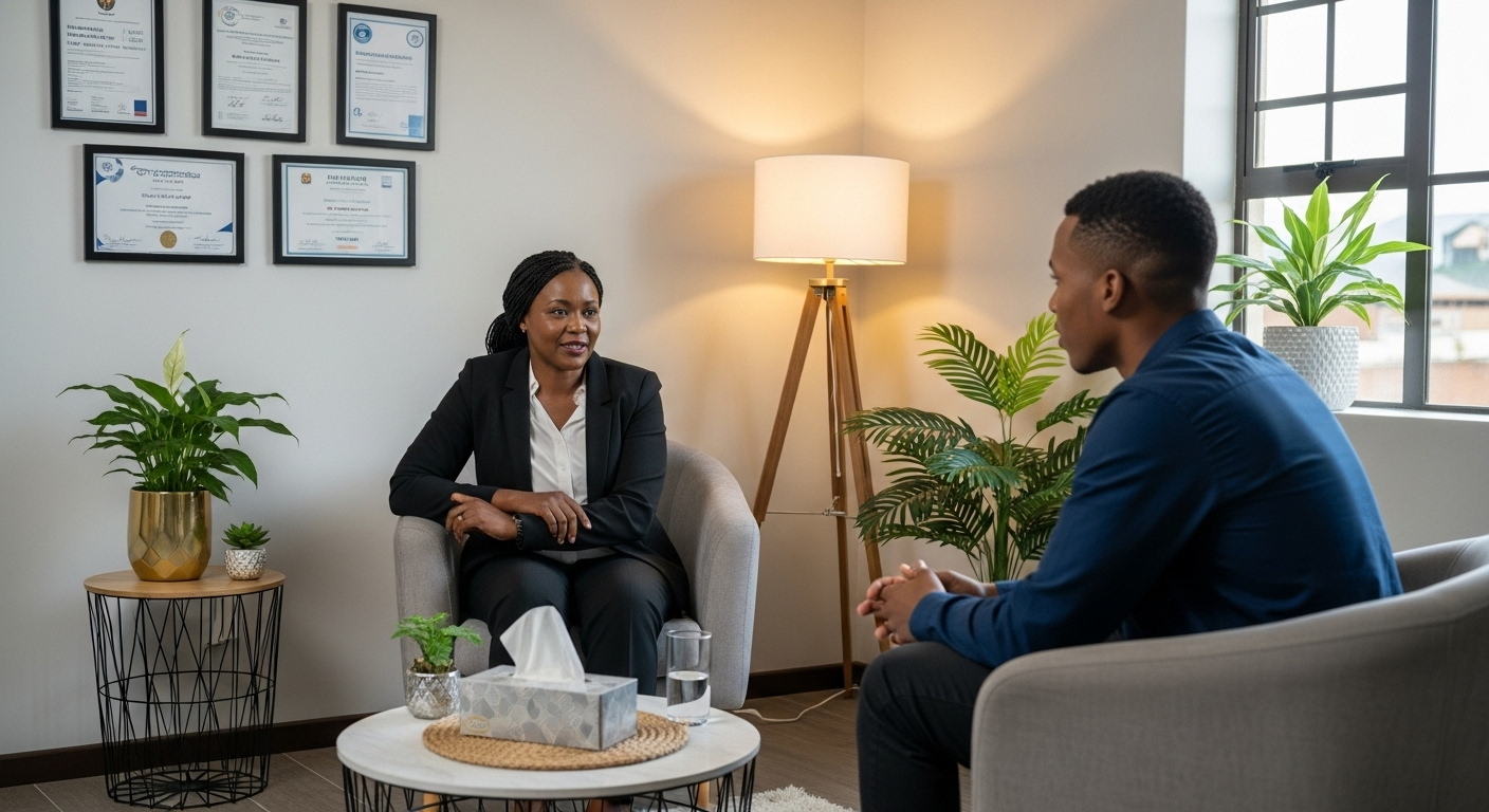 Professional counselling support scene